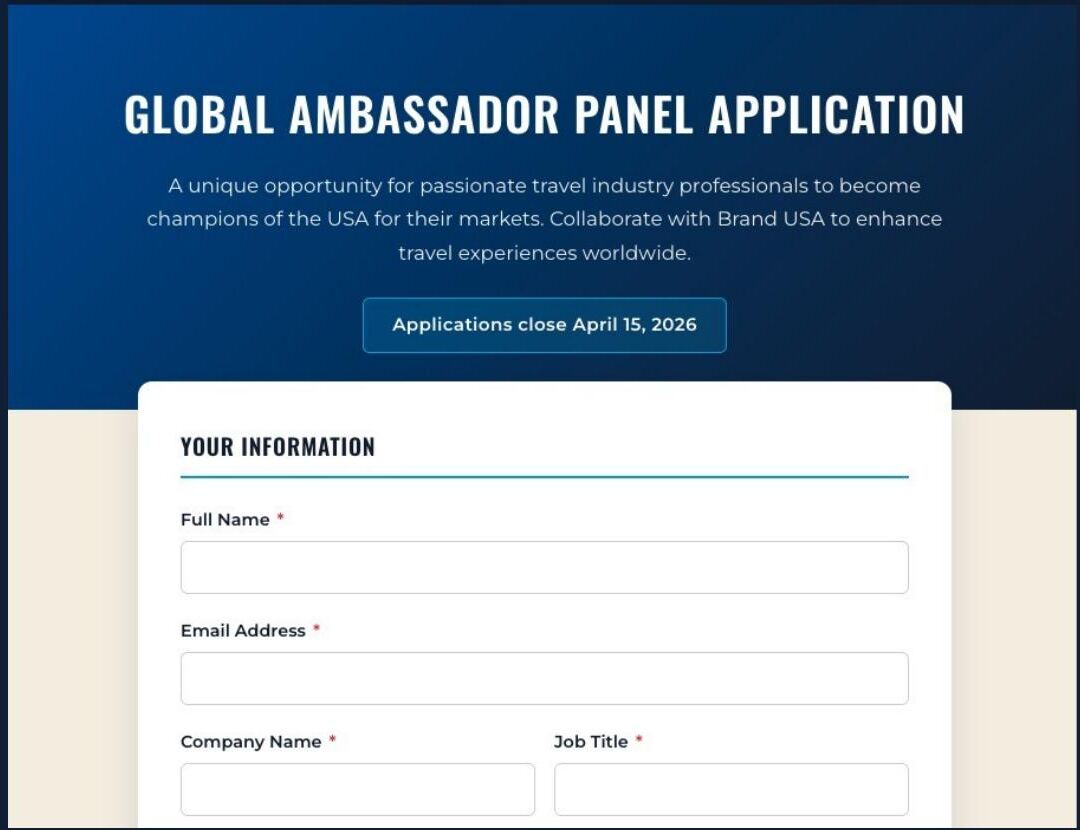 Branded Global Ambassador Panel Application form